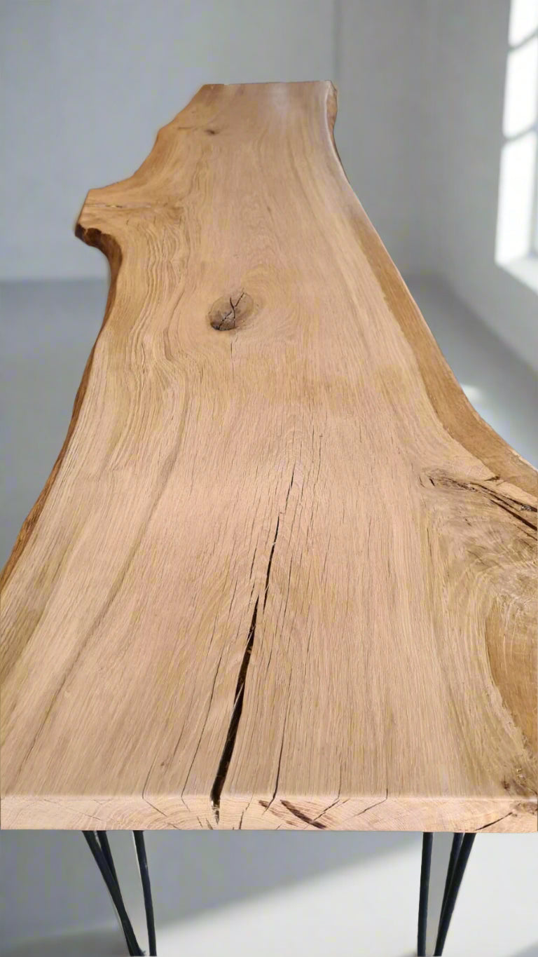 Oak Live Edge Wood Server