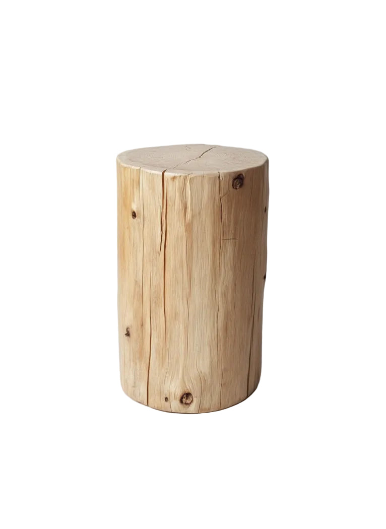 Cypress Medium Stump End Table