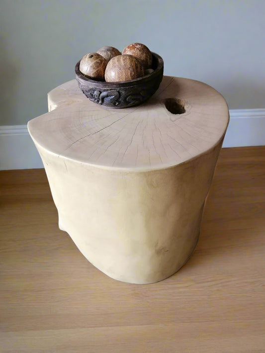 Bough Form Jacaranda Wood Stump Table