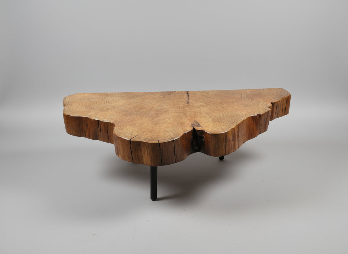 Half Moon Cedar End table