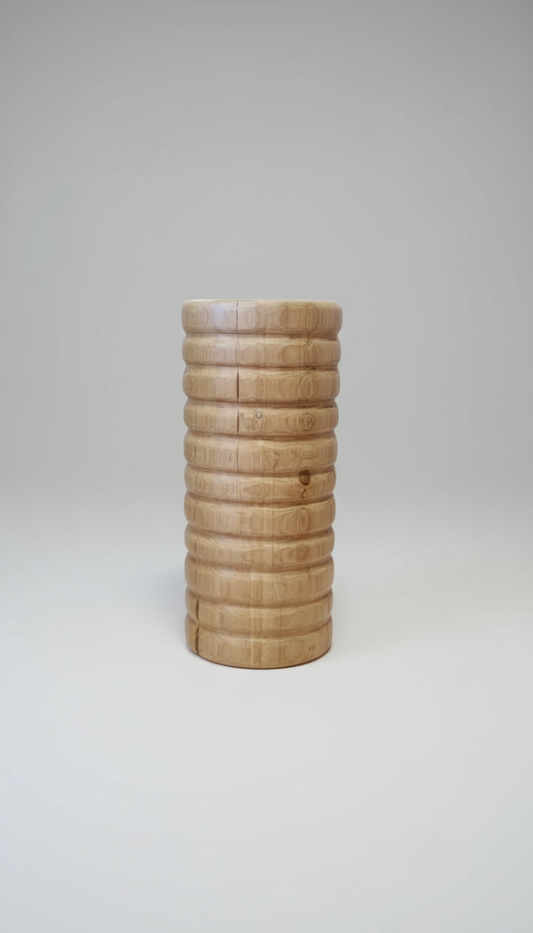 Turned Stump End Table/Plant Holder