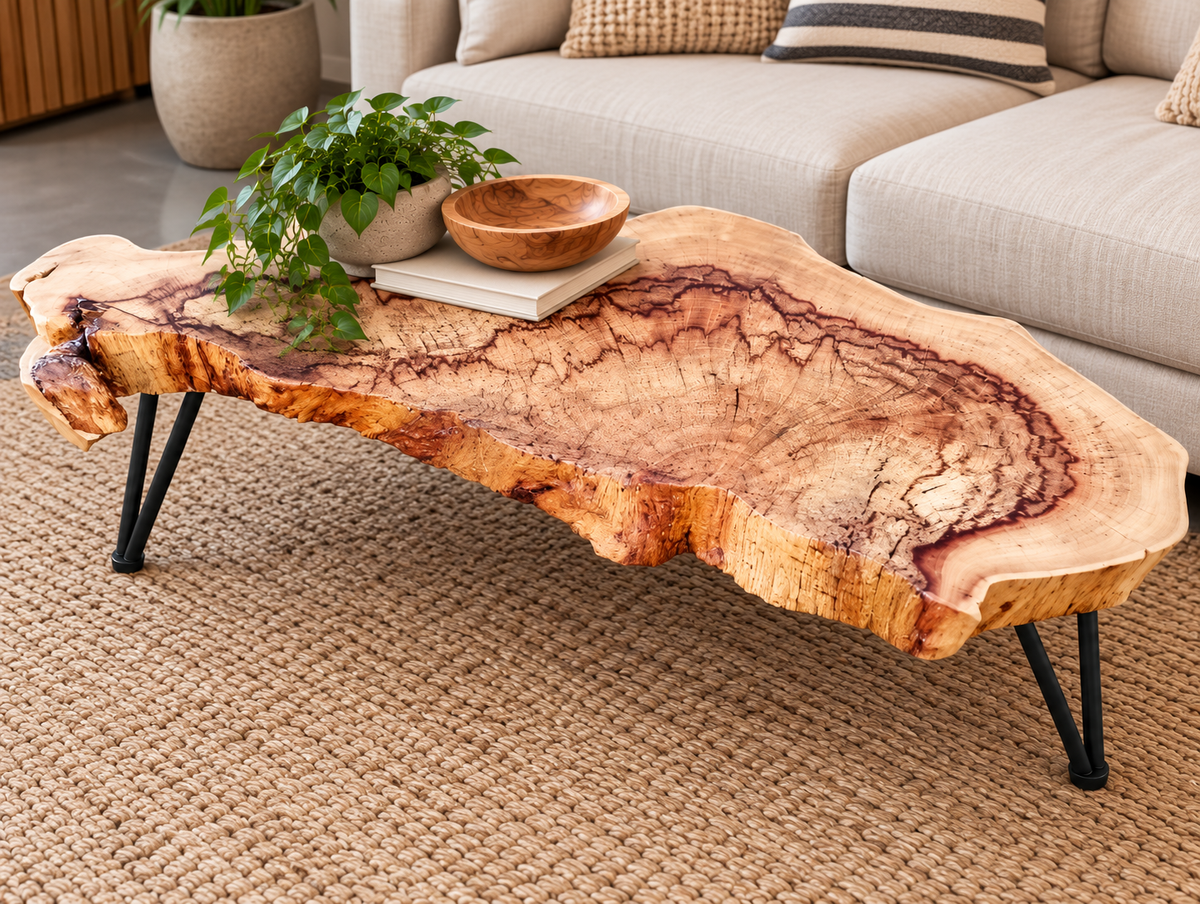 Unique African Hardwood Coffee table