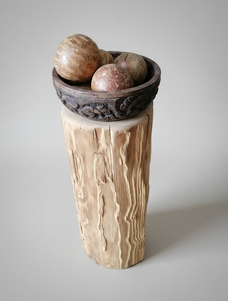 Small Stump End Table/Plant Holder