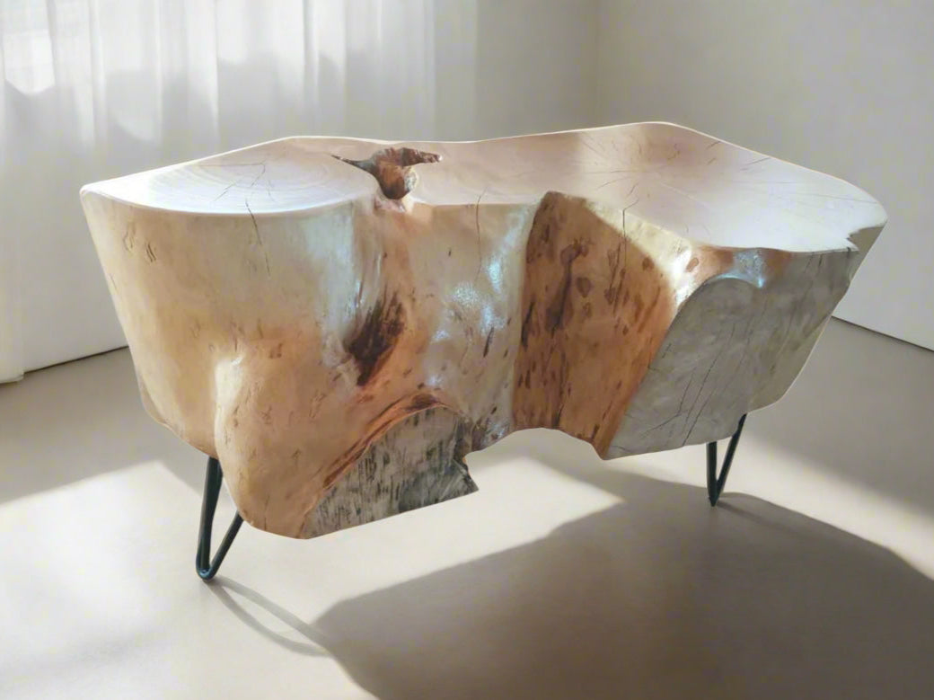 Nature’s Sculpt Jacaranda Wood Coffee Table