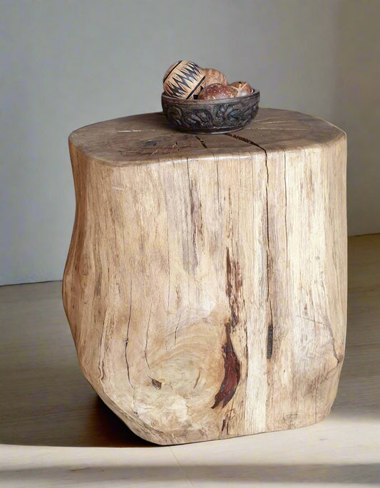 Oak Stump Coffee Table
