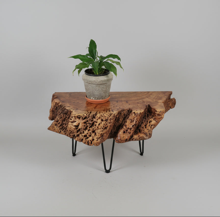 Small Half Moon Blackwood End table