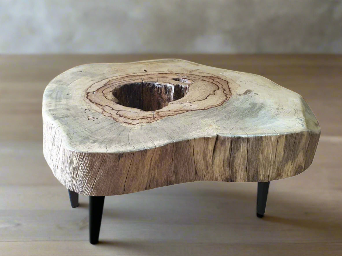 Unique Hardwood Slice Coffee Table