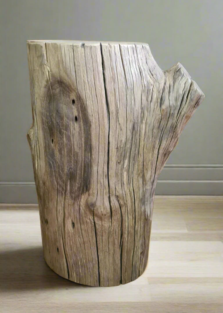 Column Stump Table Knotted Stump Side table – Timberstone Furniture