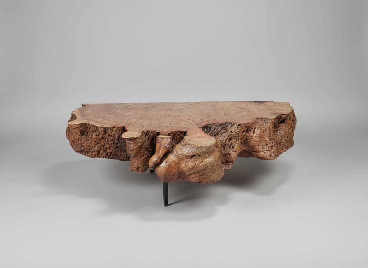Half Moon Blackwood End/Coffee table