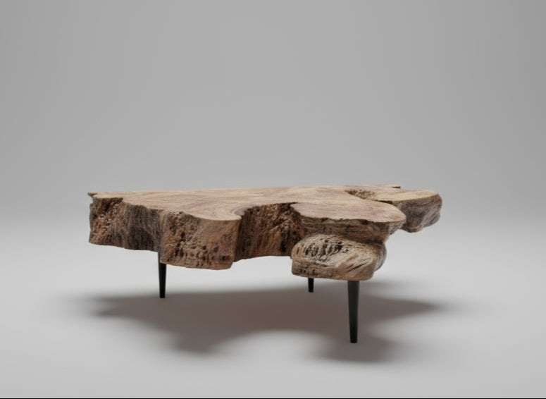 Half Moon Blackwood End/Coffee table