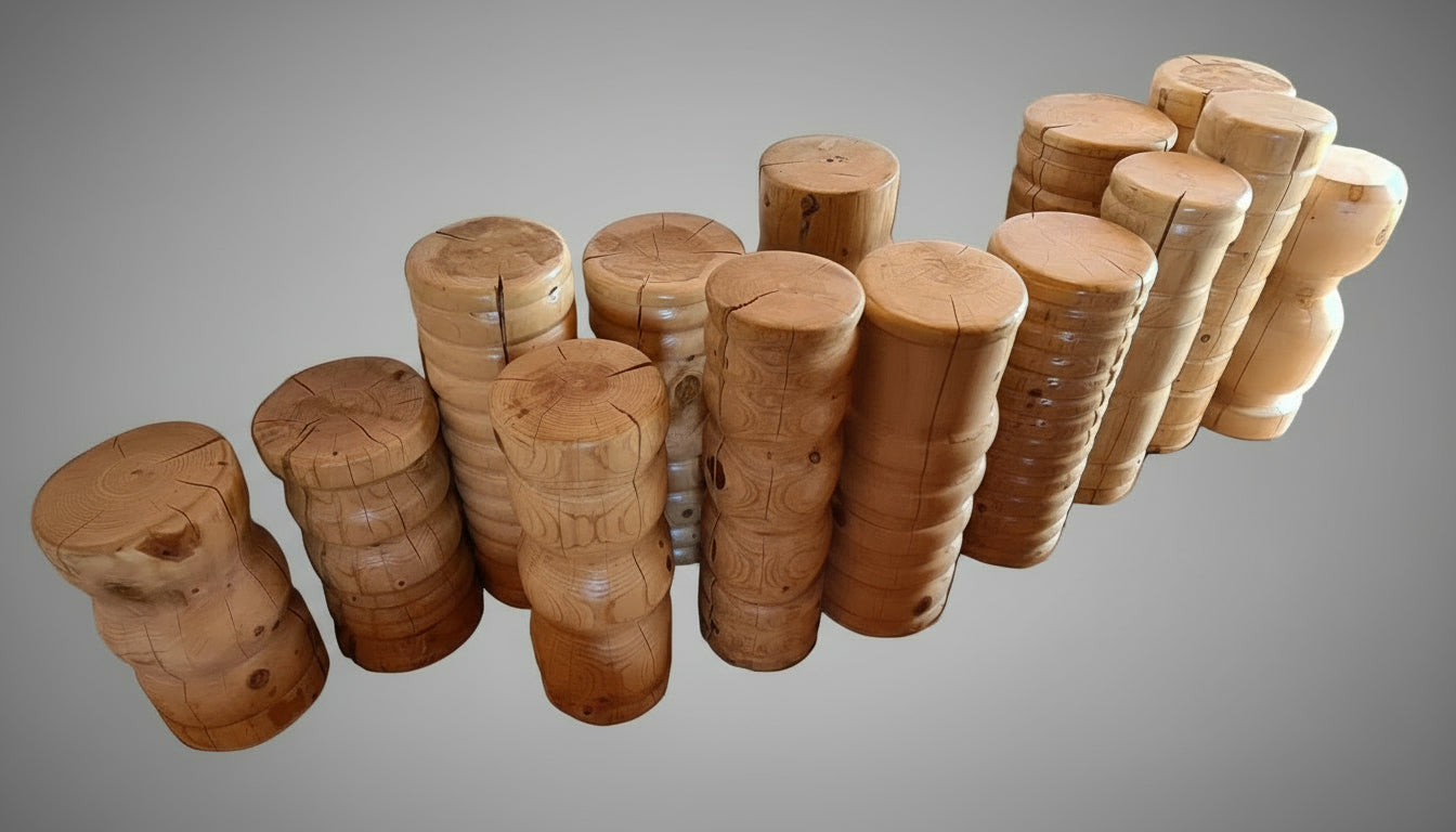 Turned Stump End Table/Plant Holder