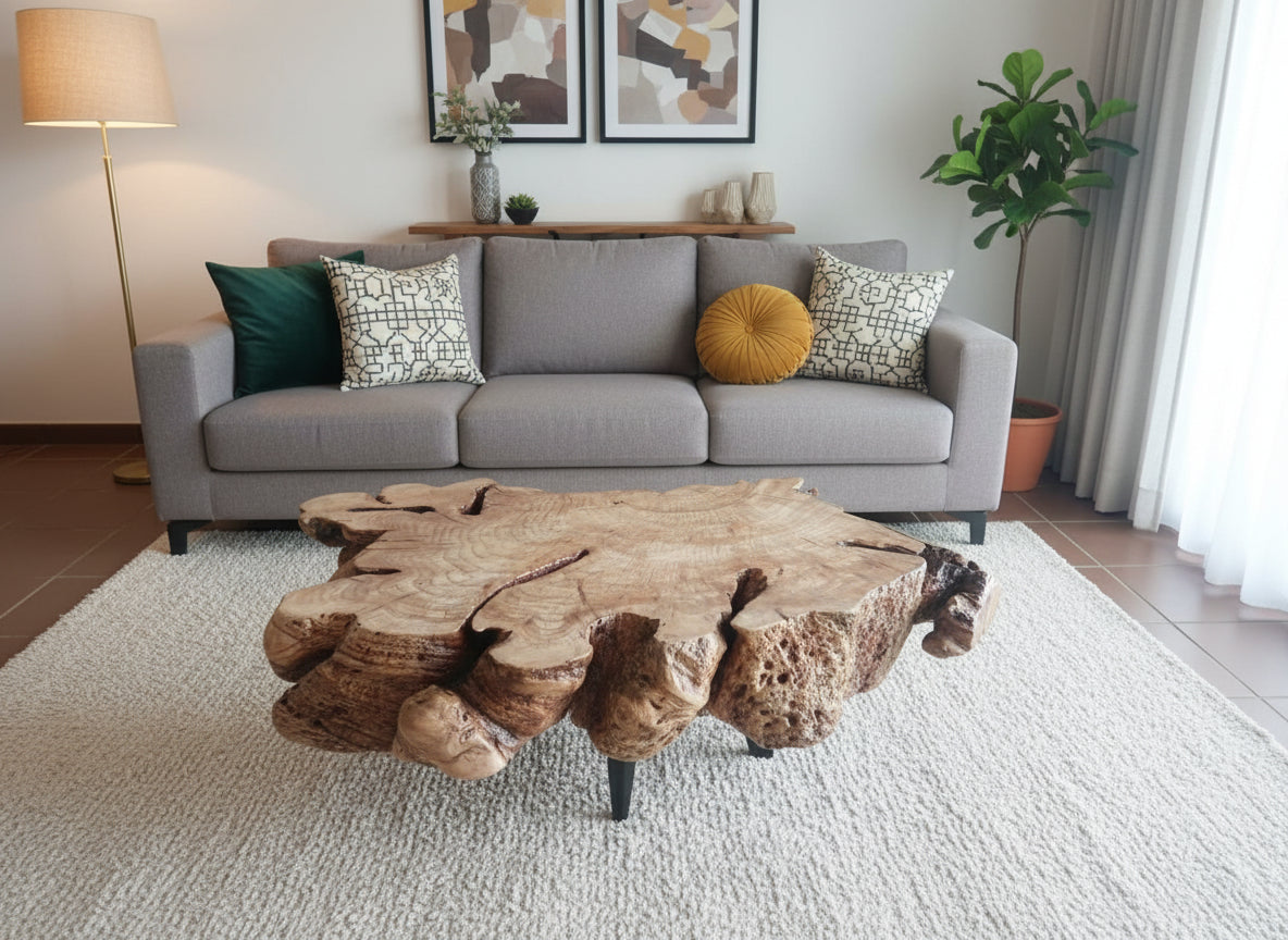 Blackwood Sculpted Edge Coffee Table