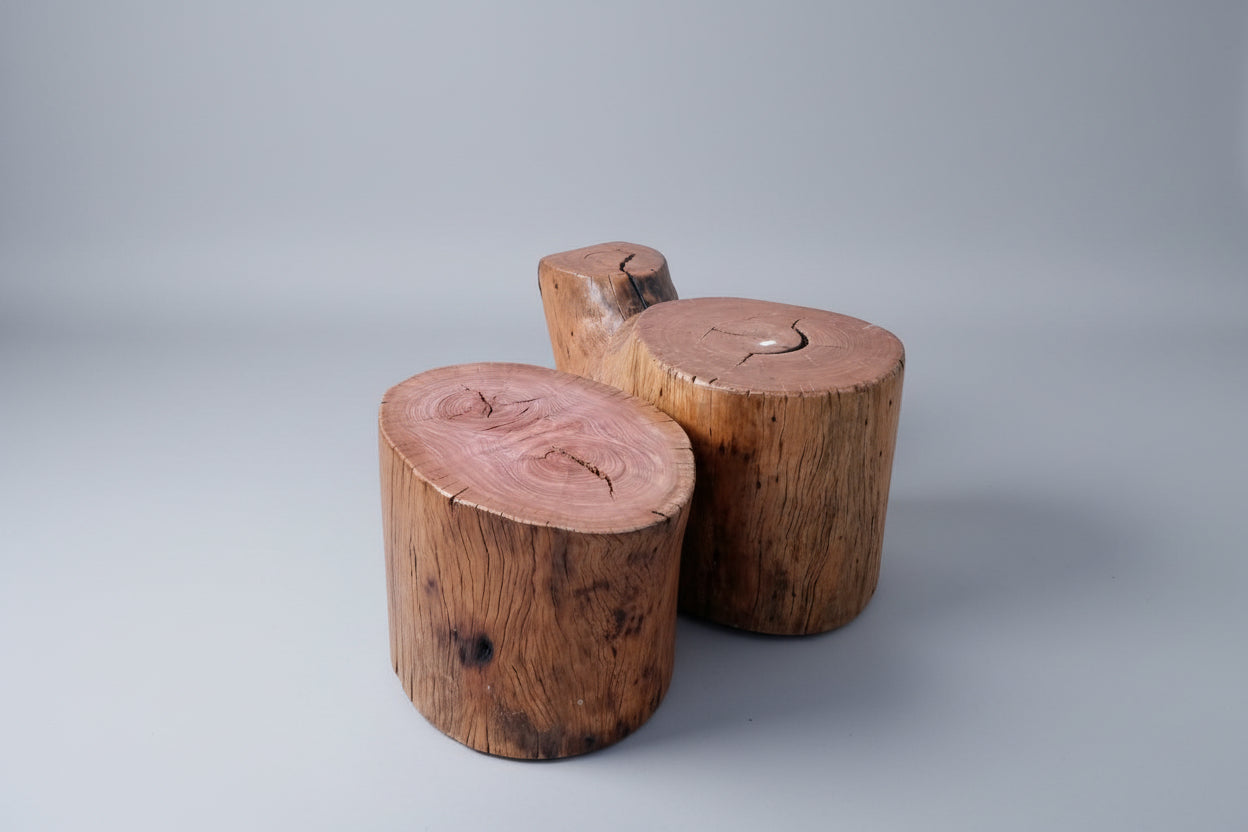 Set of Red Gum Coffee tables