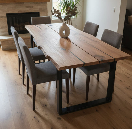 Solid Oak 8 seater Dining Table