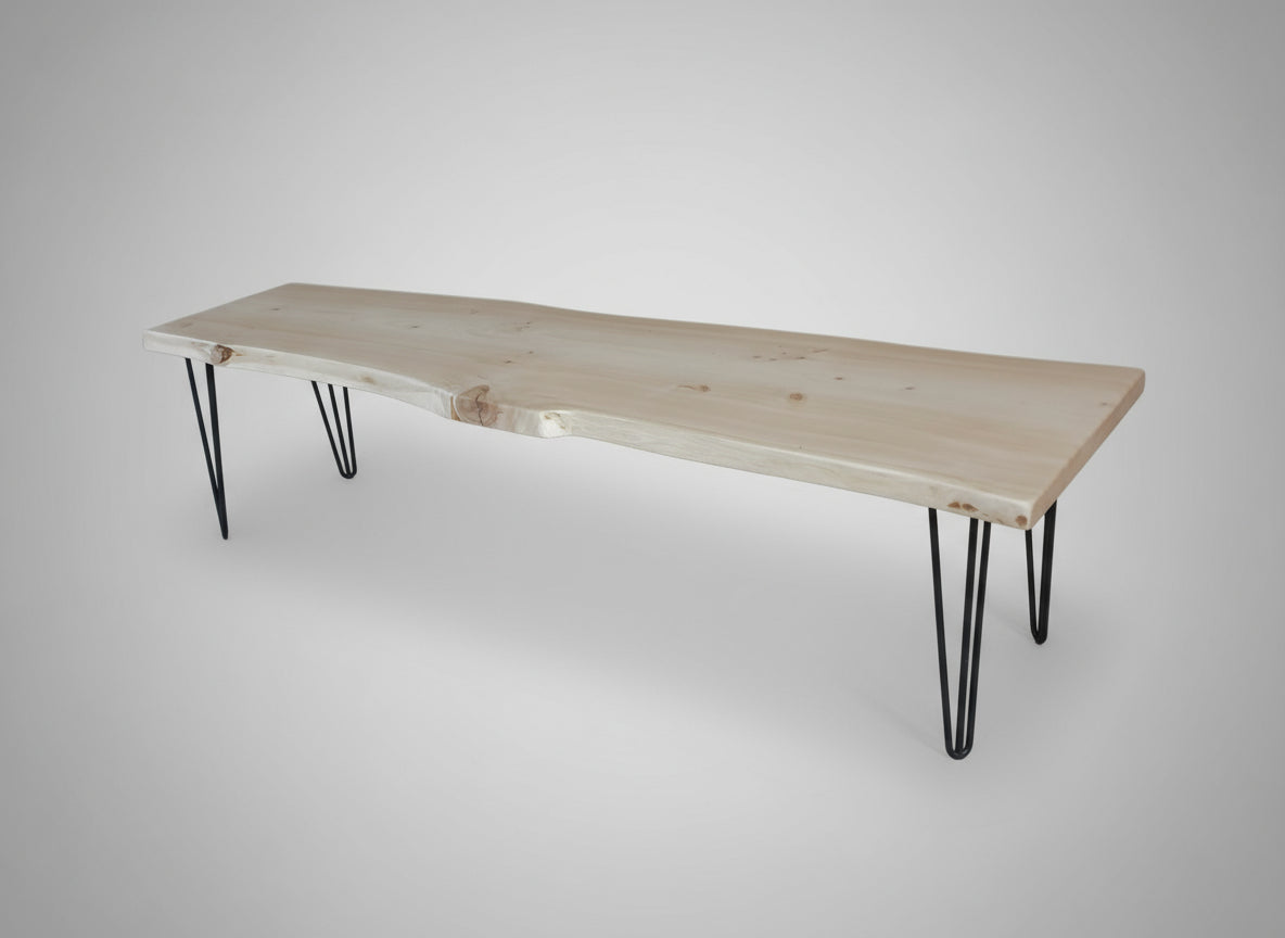 Live Edge Solid Wood Coffee Table