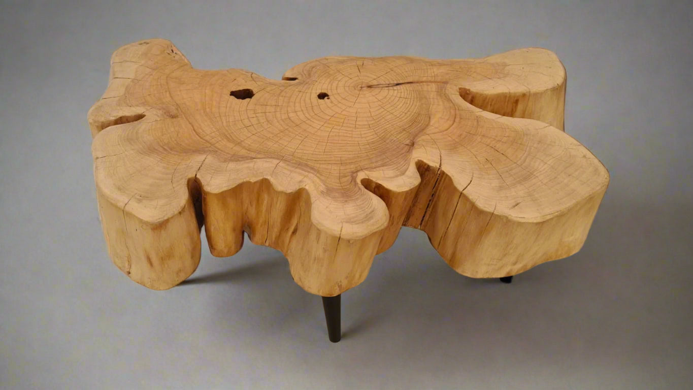 Half Moon Cypress End/Coffee table