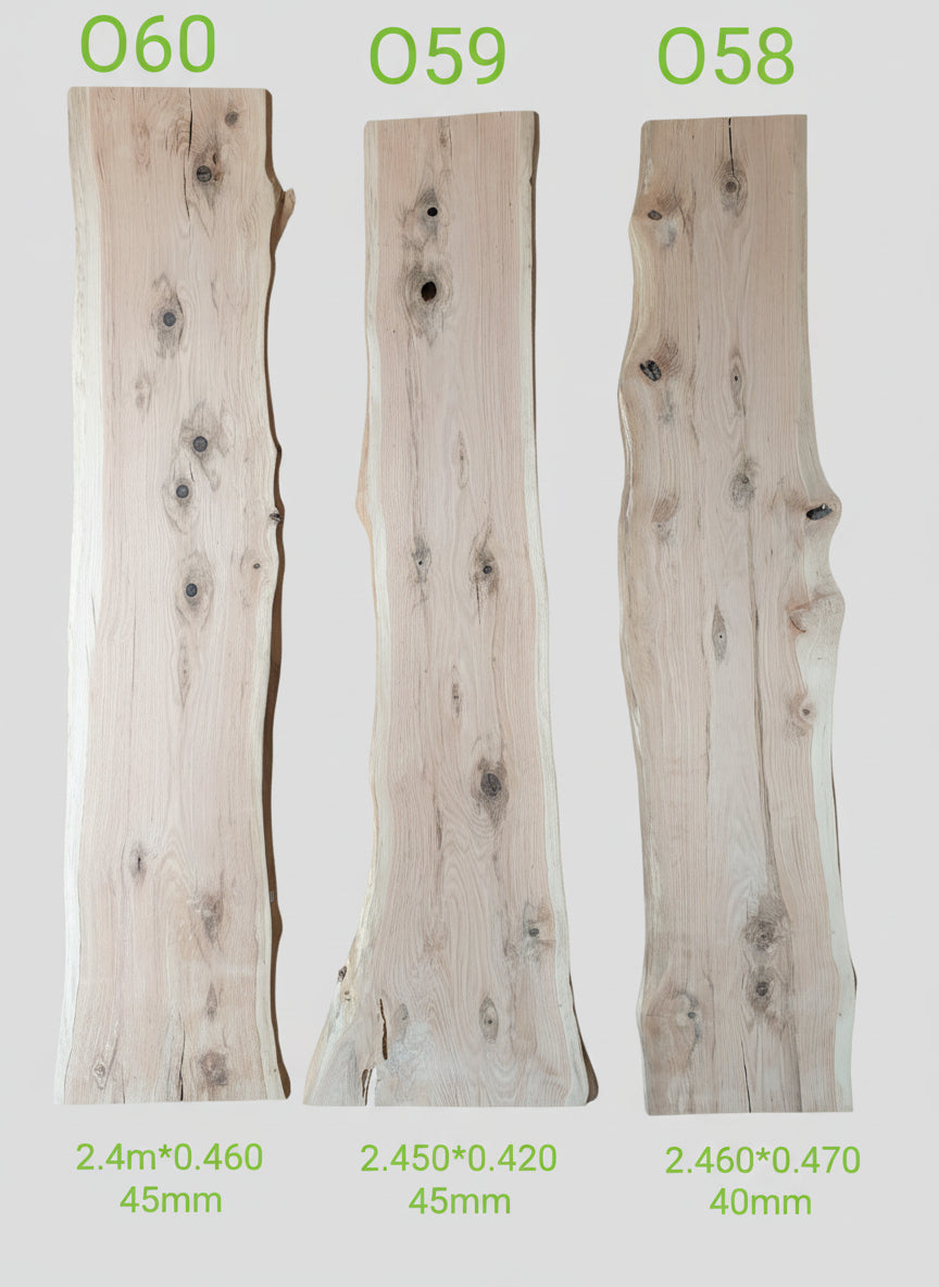 Oak Live Edge Slab