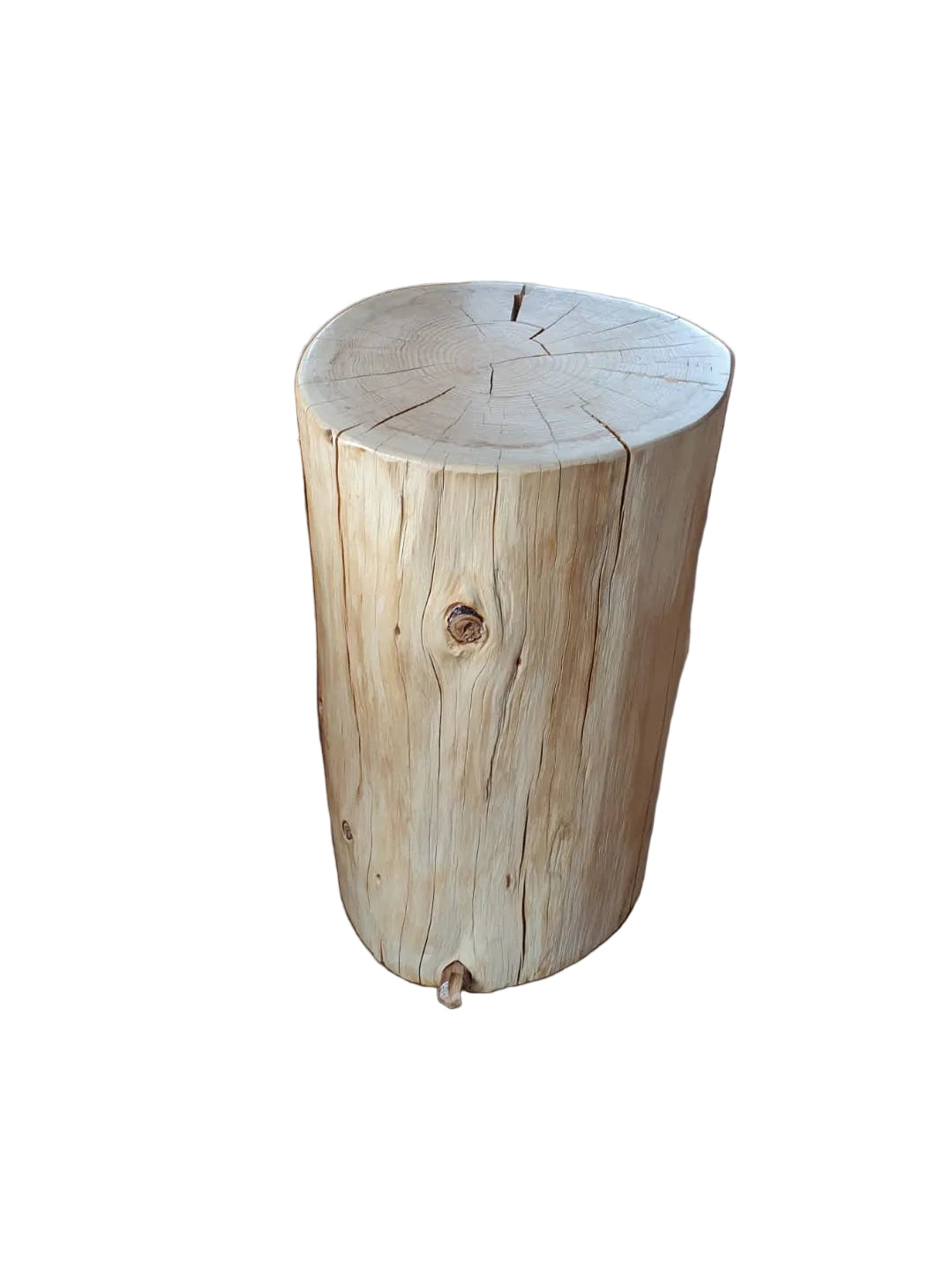 Cypress Medium Stump End Table