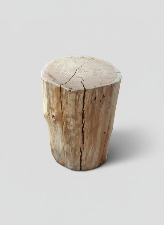 Cypress Medium Stump End Table