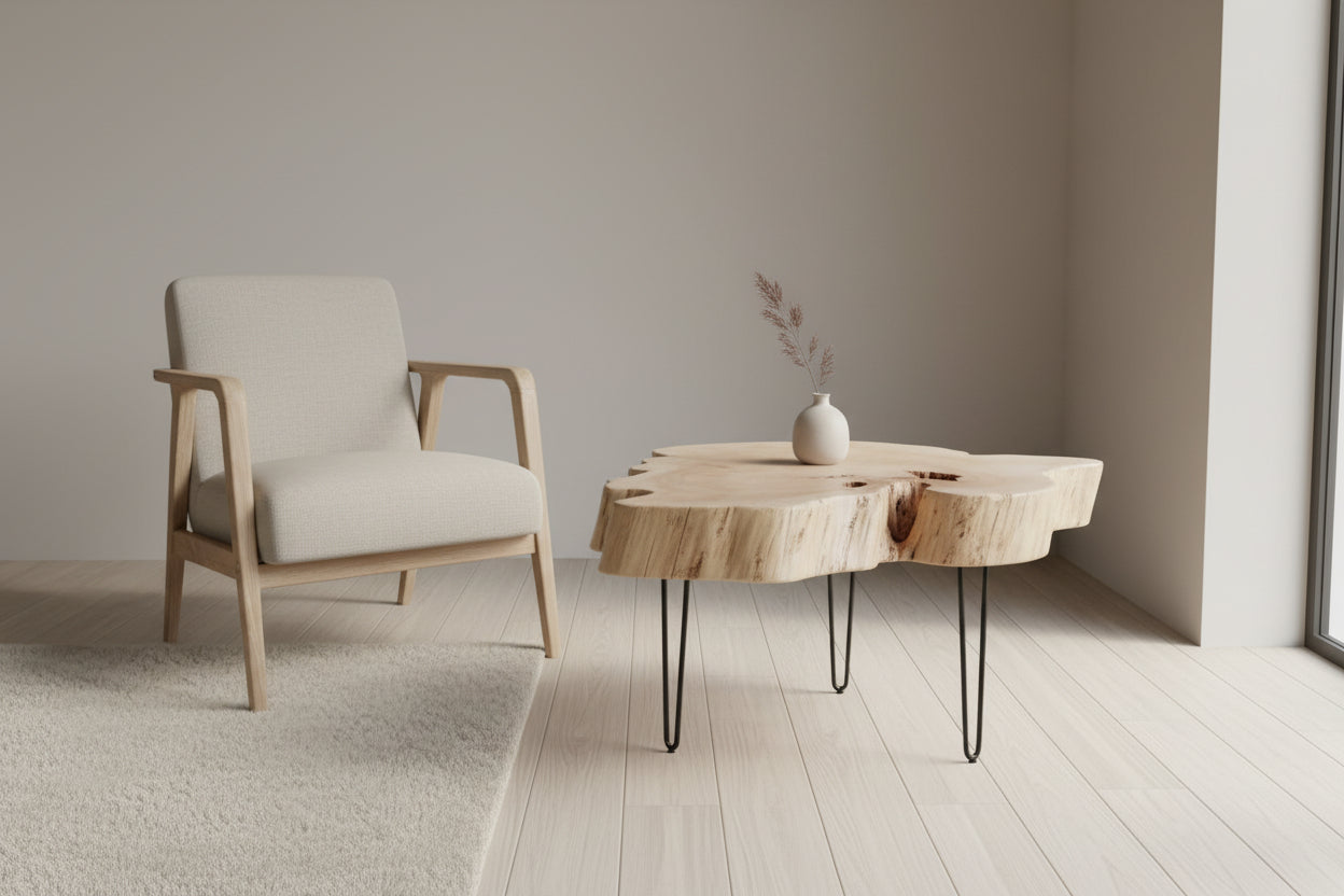 Golden Contour Coffee Table
