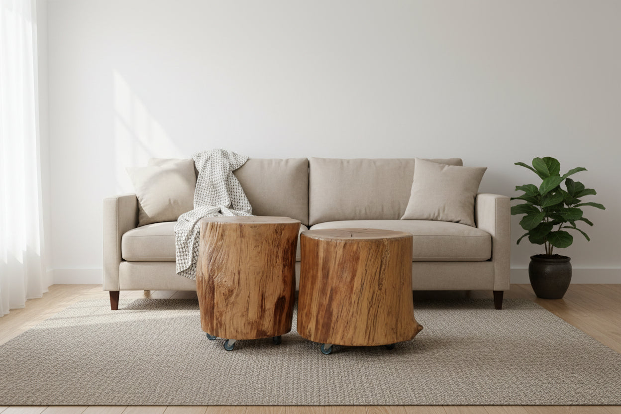 Set of Oak Coffee tables