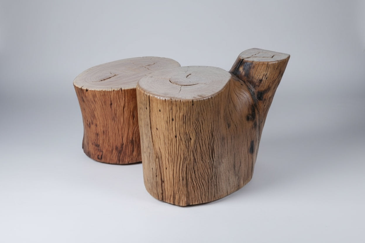 Set of Red Gum Coffee tables